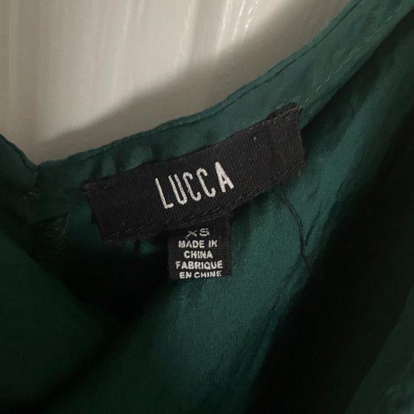 Urban outfitters Lucca emrald green size XS cowl neck tank top - Picture 3 of 4